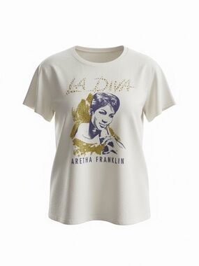 Aretha Franklin 'La Diva' Graphic Tee
